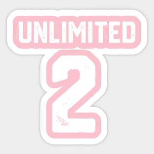 UNLIMITED NUMBER 2 Sticker